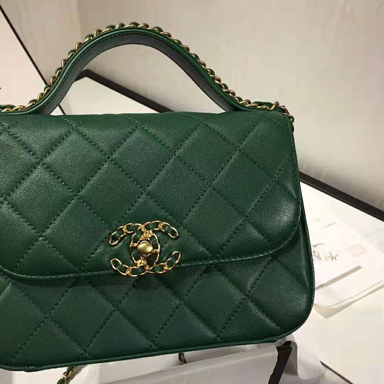 2020 chanel small flap bag with top handle