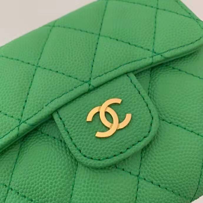 2021 Chanel Matelasse Tri-Fold Wallet