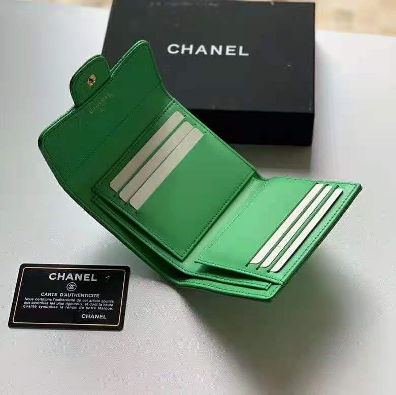 2021 Chanel Matelasse Tri-Fold Wallet