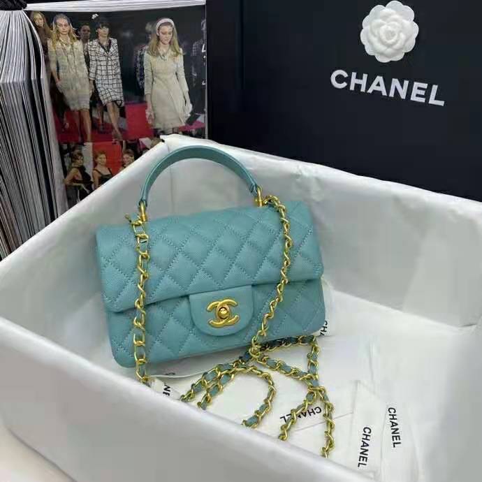 2021 Chanel Mini Flap Bag with Top Handle