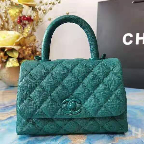 2021 Chanel Mini Flap Bag with Top Handle