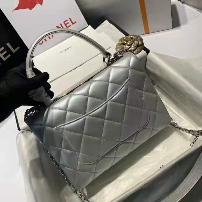 2021 Chanel Small Flap Bag with Top Handle