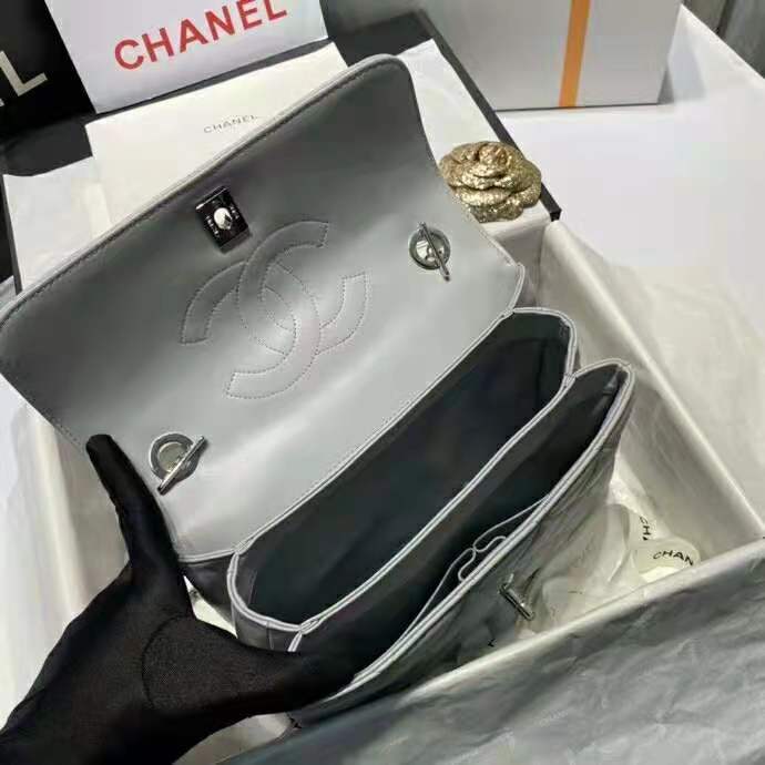 2021 Chanel Small Flap Bag with Top Handle