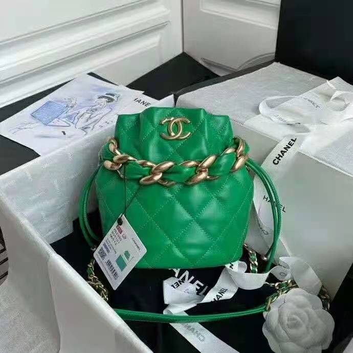 2021 Chanel drawstring bag