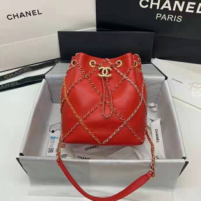 2021 Chanel drawstring bag