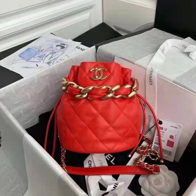 2021 Chanel drawstring bag