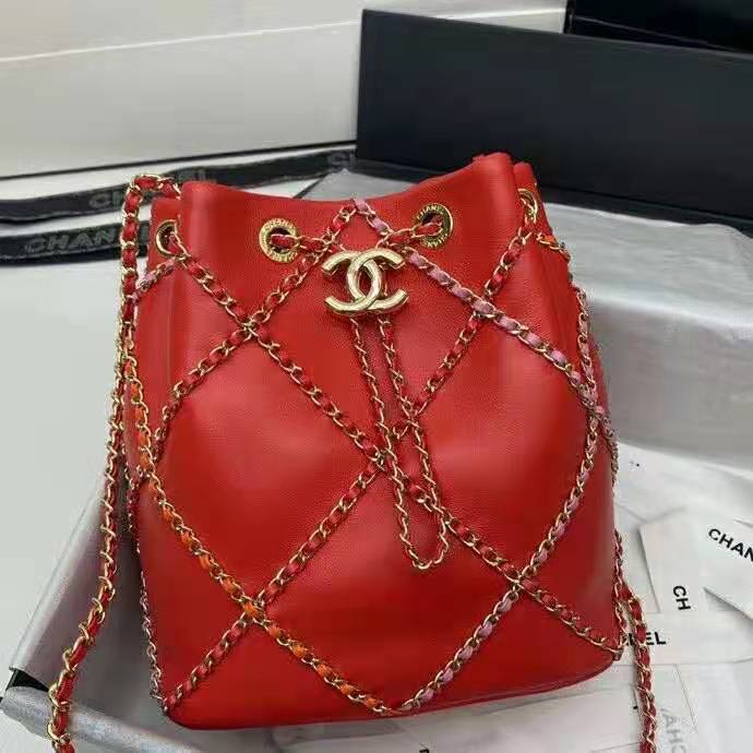 2021 Chanel drawstring bag