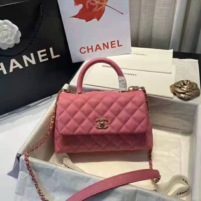 2021 Chanel flap bag with top handle