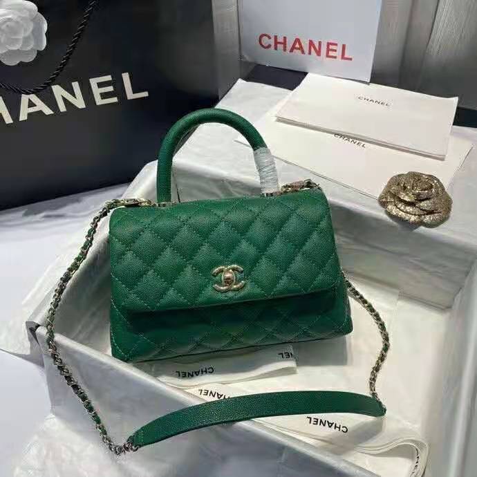 2021 Chanel flap bag with top handle