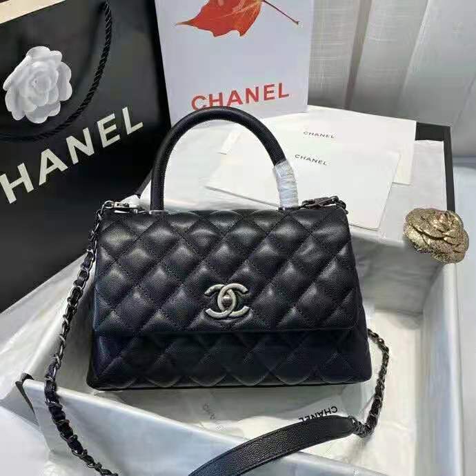 2021 Chanel flap bag with top handle