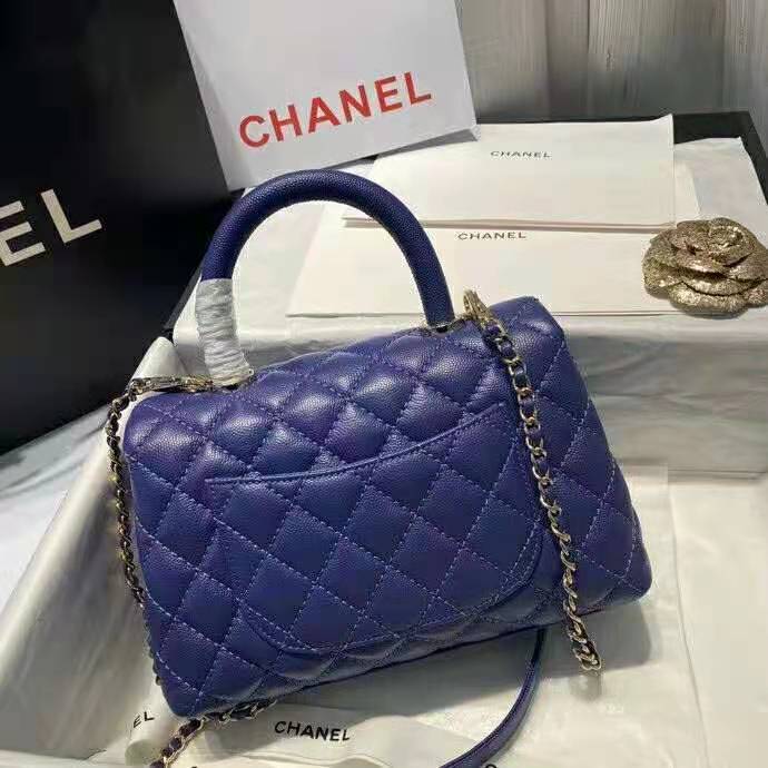 2021 Chanel flap bag with top handle