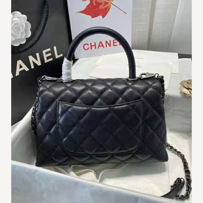 2021 Chanel flap bag with top handle