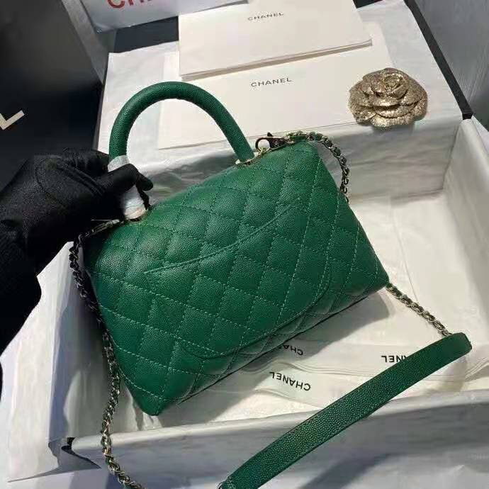 2021 Chanel flap bag with top handle