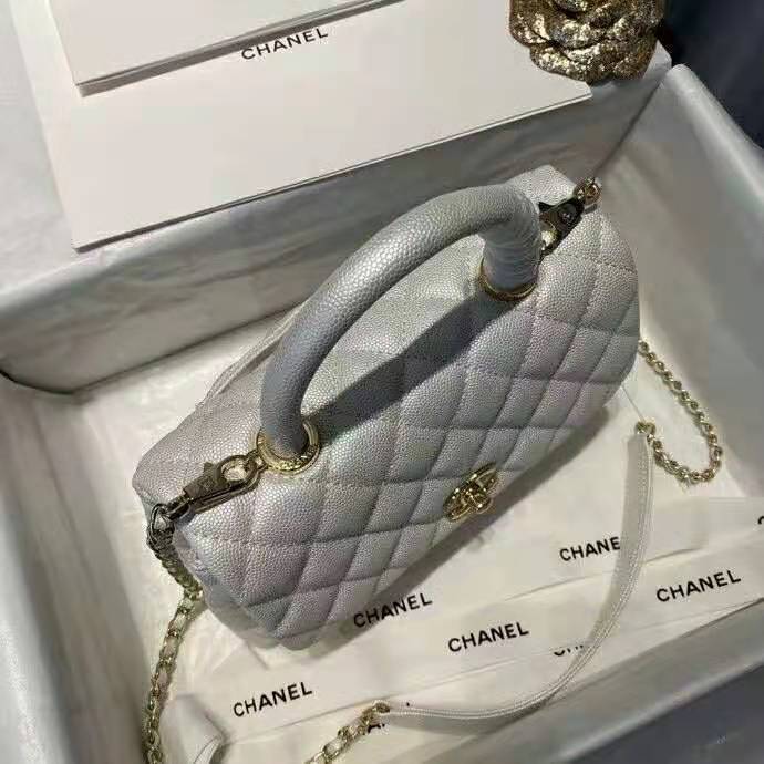 2021 Chanel flap bag with top handle