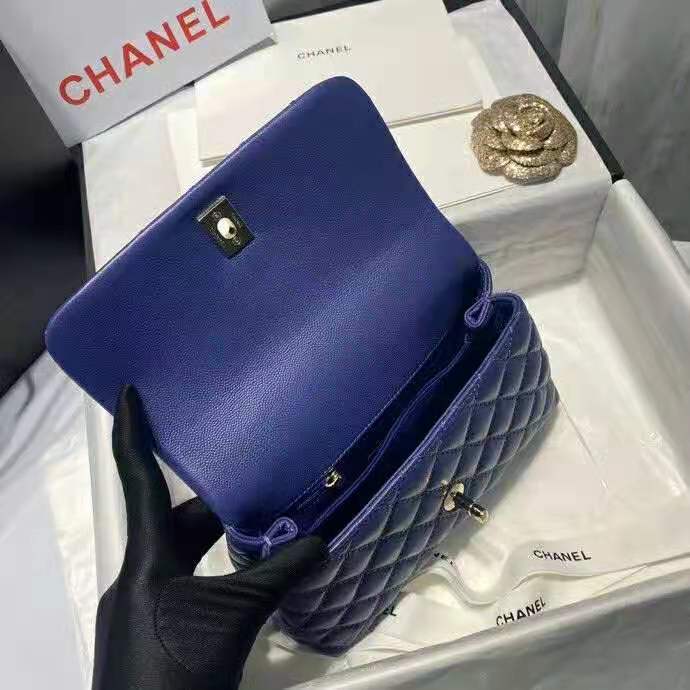 2021 Chanel flap bag with top handle