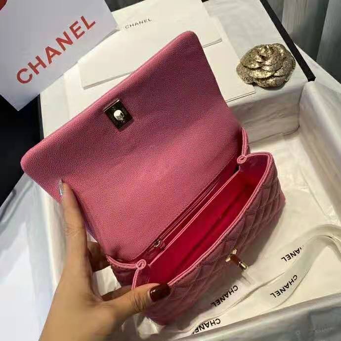 2021 Chanel flap bag with top handle