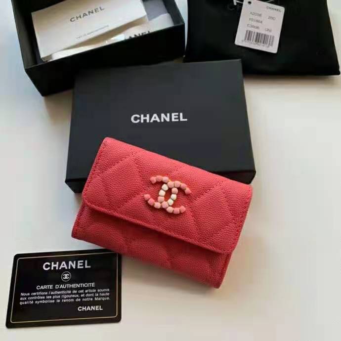 2021 Chanel flap card holder