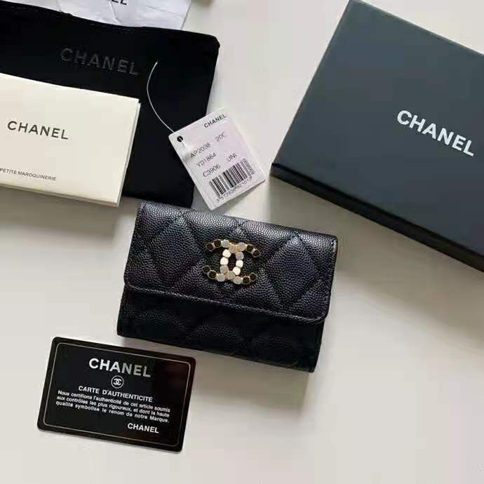 2021 Chanel flap card holder