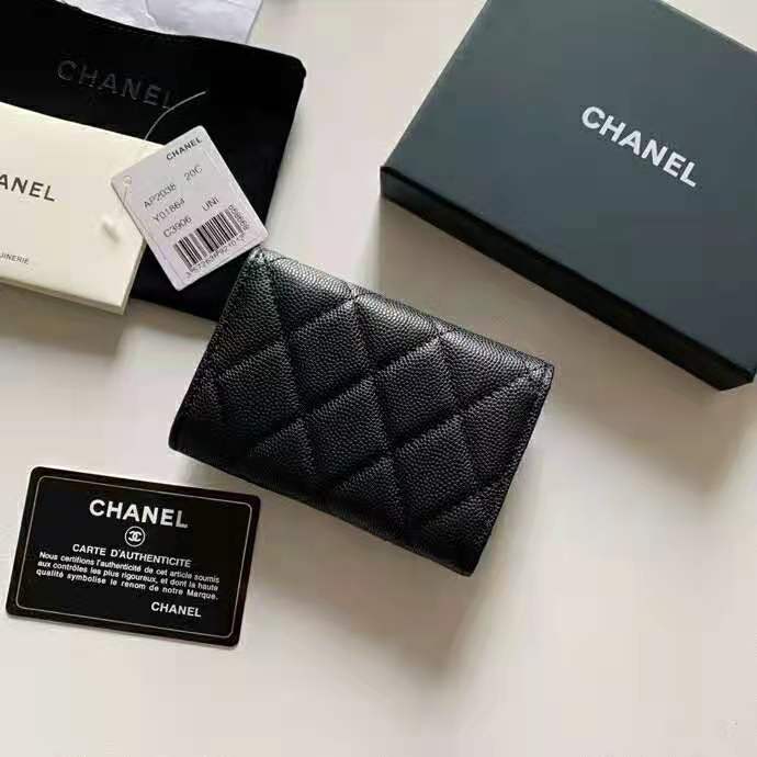 2021 Chanel flap card holder