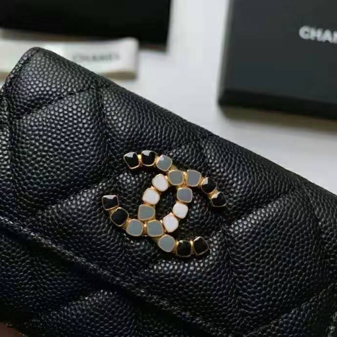 2021 Chanel flap card holder