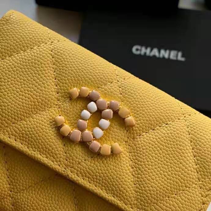 2021 Chanel flap card holder