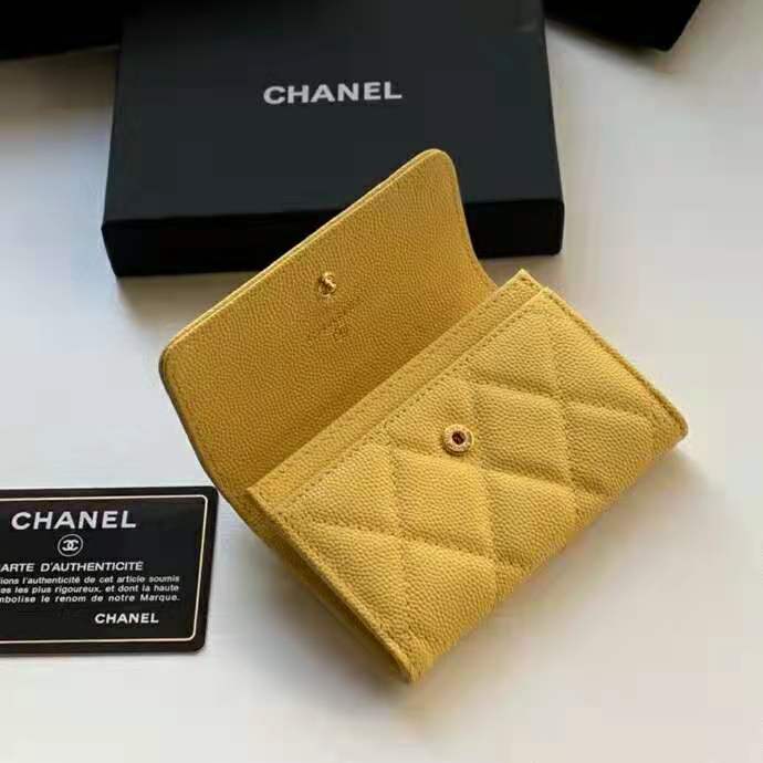 2021 Chanel flap card holder