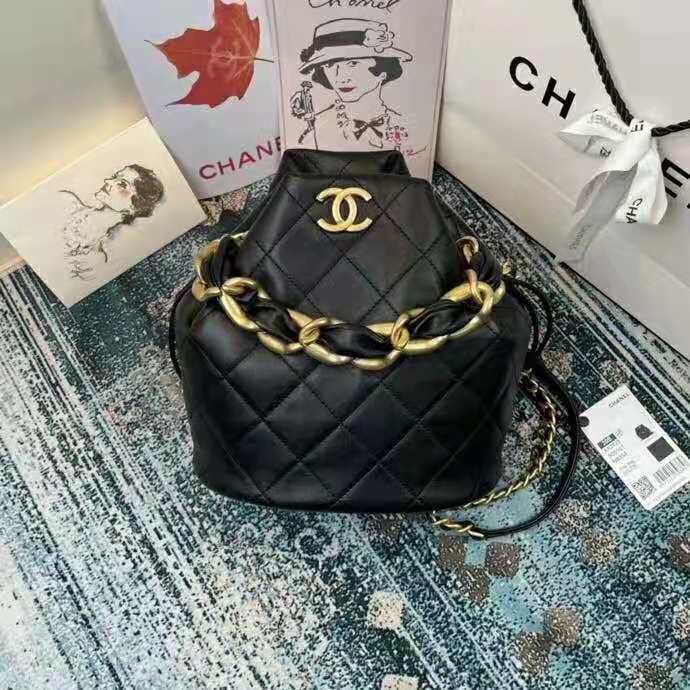 2021 Chanel large drawstring bag
