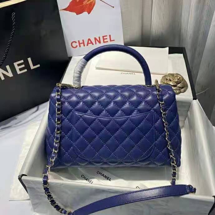 2021 Chanel large flap bag with top handle