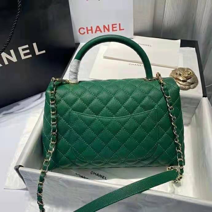 2021 Chanel large flap bag with top handle