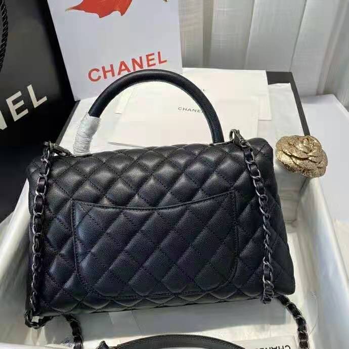 2021 Chanel large flap bag with top handle