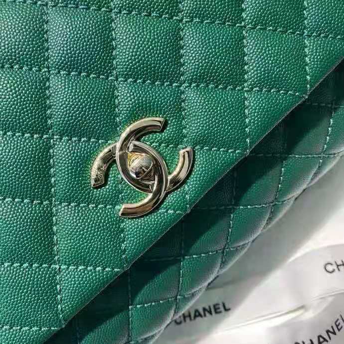 2021 Chanel large flap bag with top handle