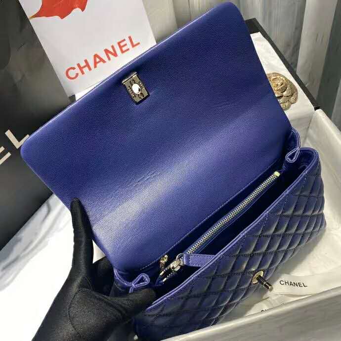 2021 Chanel large flap bag with top handle