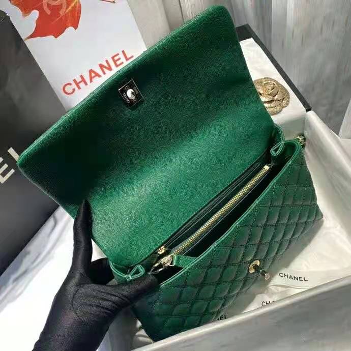 2021 Chanel large flap bag with top handle