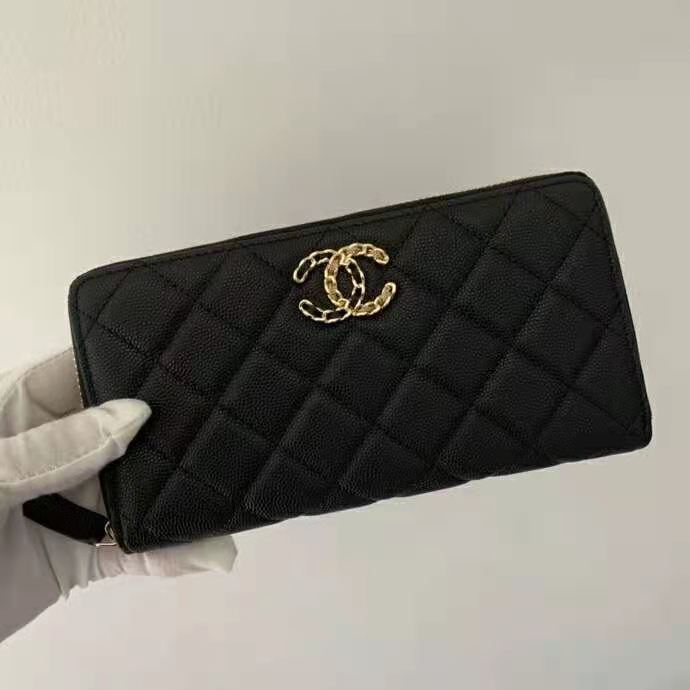 2021 Chanel long zipped wallet