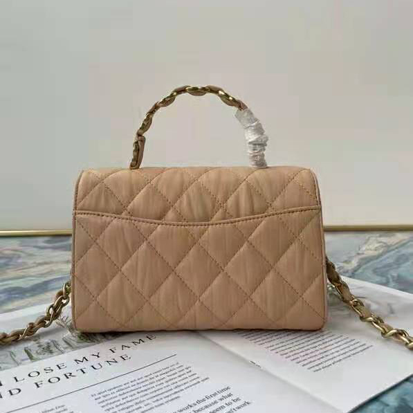 2021 Chanel mini flap bag with top handle