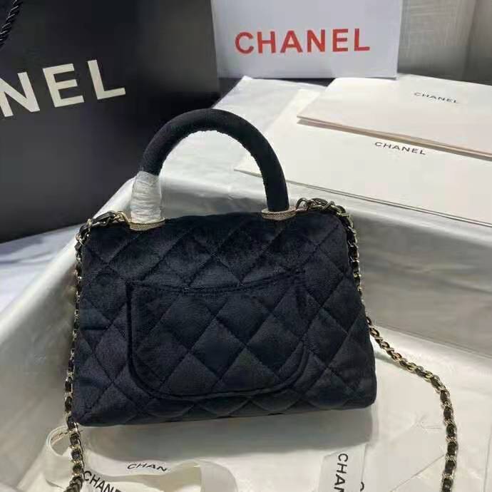 2021 Chanel mini flap bag with top handle