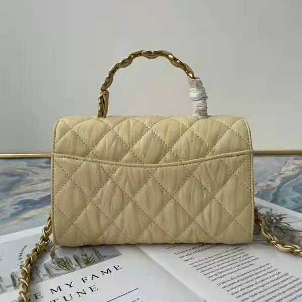 2021 Chanel mini flap bag with top handle