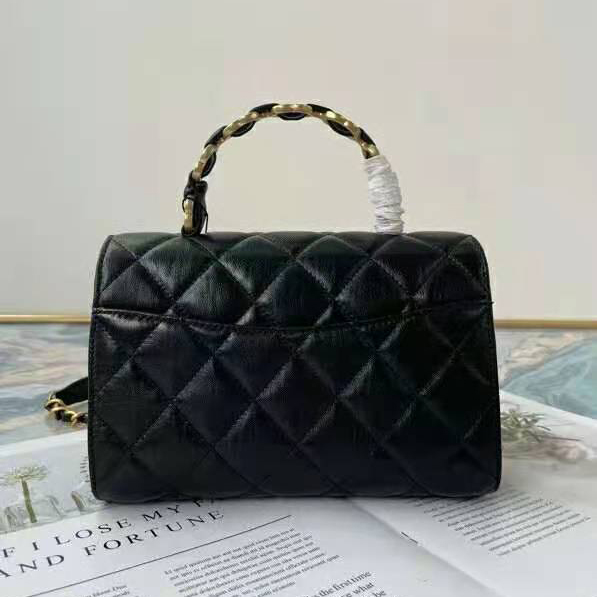 2021 Chanel mini flap bag with top handle