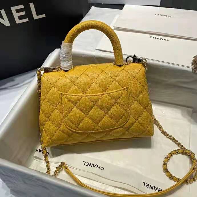 2021 Chanel mini flap bag with top handle