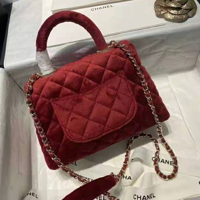 2021 Chanel mini flap bag with top handle