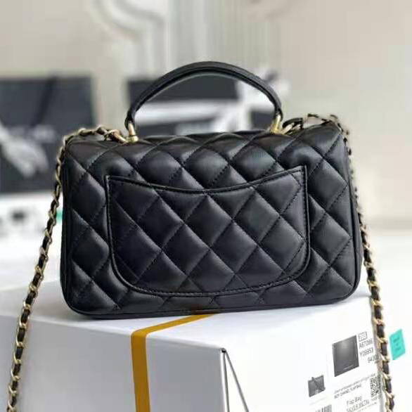 2021 Chanel mini flap bag with top handle