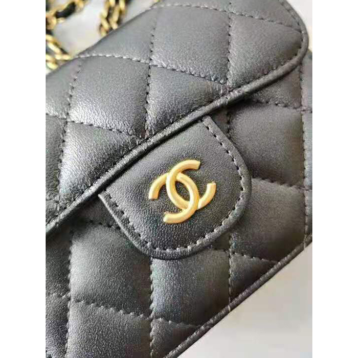 2021 Chanel mini flap bag with top handle