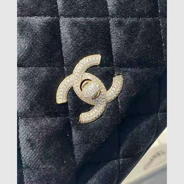 2021 Chanel mini flap bag with top handle