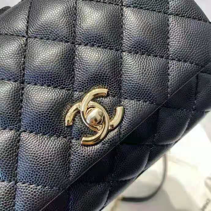 2021 Chanel mini flap bag with top handle