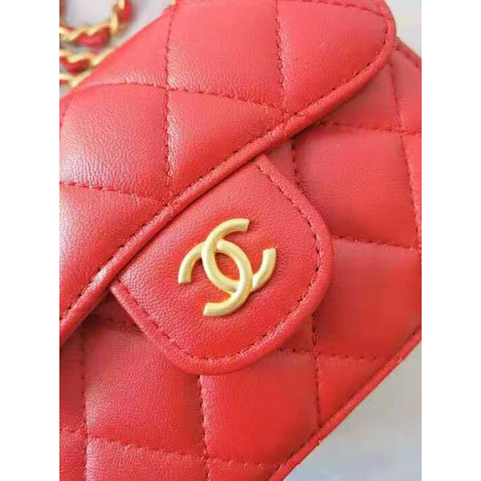 2021 Chanel mini flap bag with top handle