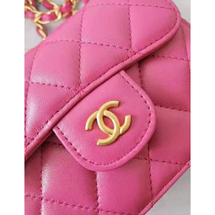 2021 Chanel mini flap bag with top handle