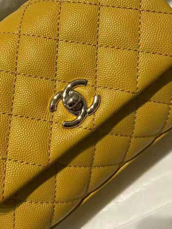 2021 Chanel mini flap bag with top handle