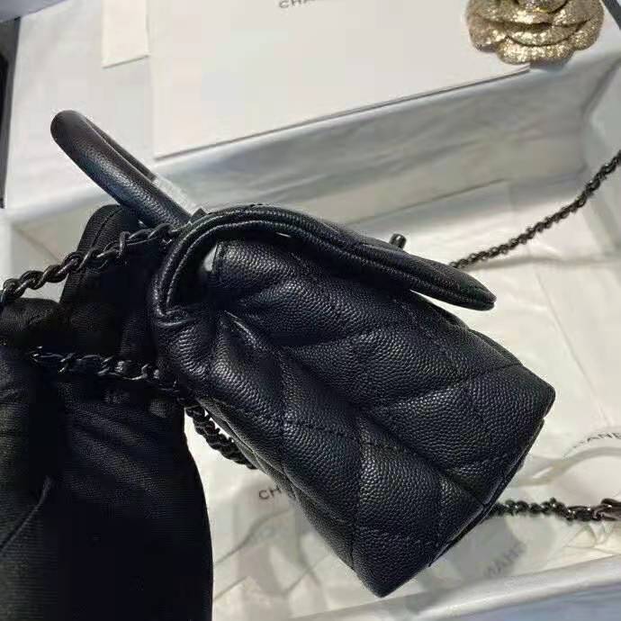 2021 Chanel mini flap bag with top handle