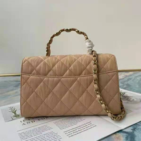 2021 Chanel small flap bag with top handle