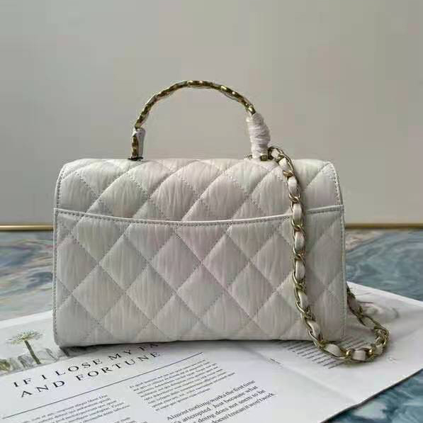 2021 Chanel small flap bag with top handle